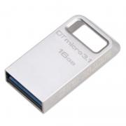 Kingston Digital 16GB DTMicro USB 3.1/3.0 Type-A Metal Ultra-Compact Flash Drive DTMC3