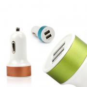 Mobile phone charger universal output car charger 2 in 1 dual usb port car charger