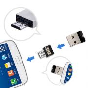 Ultra Mini DM Micro USB 5pin OTG Adapter Connector for Cell Phone Tablet & USB Cable & Flash Disk