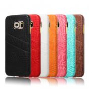 Luxury Pu Leather Wallet Hard Back Cover Skin Moblie phone Case for Samsung Galaxy S6