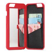 Luxury Mirror Flip Cover Clear Wallet Mobile Phone case For Iphone 6 6plus