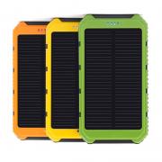 New Portable solar power bank 10000mAh External Battery 2 USB Port for Mobile Phone