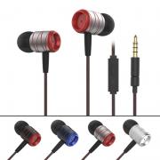 Metal Wired Earphone for iPhone/iPad/MP3/Smart Phone